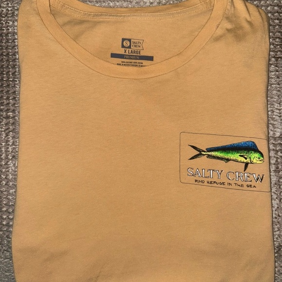 Salty Crew XL Graphic Tee | Mahi Mahi Fish Logo | Surf Fishing Outdoor Shirt - Picture 7 of 8